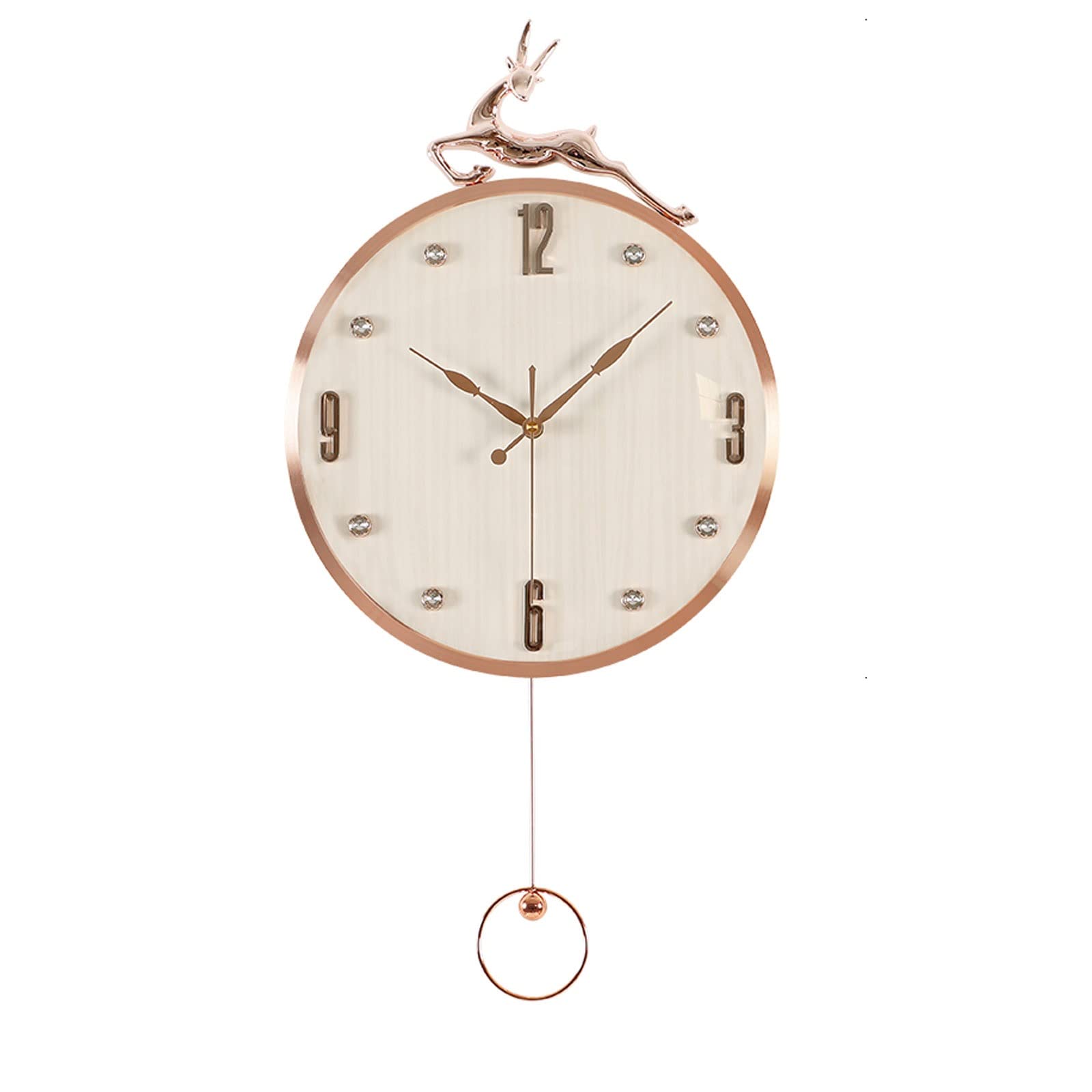 Horloge murale silencieuse sans tic-tac pour retrouver le calme dans votre salon
