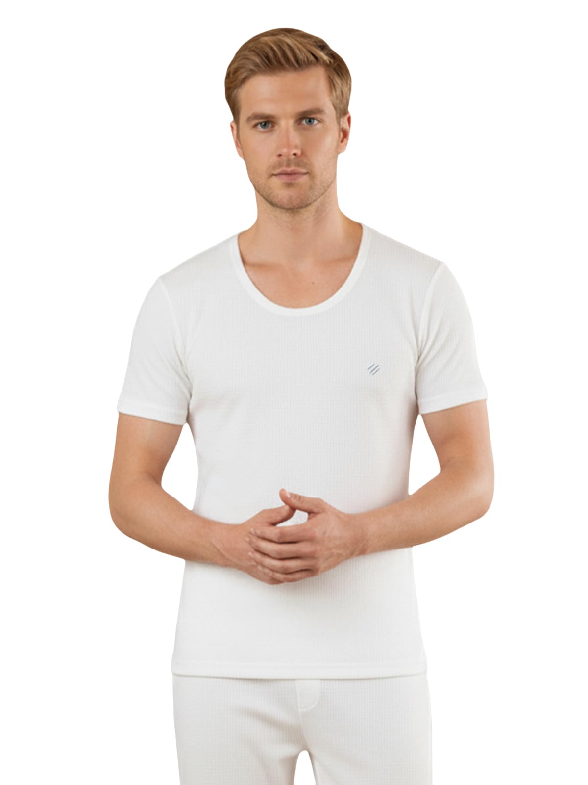 Men's Solid Regular Fit Thermal Top-image-45