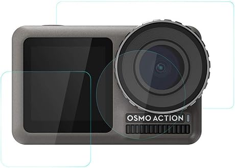 wyxhkj 4Set gehArtetes Glas Film Dual Screen Protector Kameraobjektiv
fAr DJI OSMO Action Kamera : Digitale Bilderrahmen wyxhkj 4Set gehArtetes Glas Film Dual Screen Protector Kameraobjektiv
fAr DJI OSMO Action Kamera : Digitale Bilderrahmen