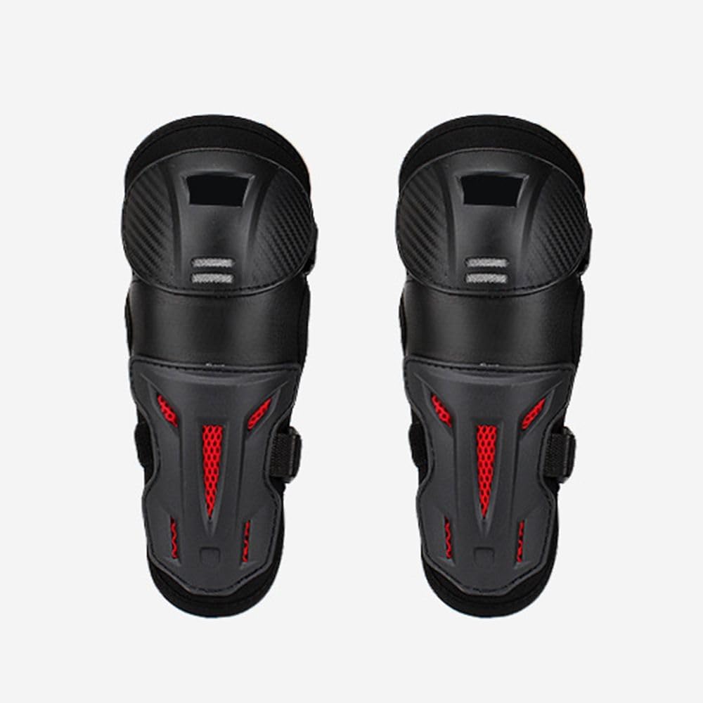 Cuscinetti per ginocchia e gomiti regolabili Set di armature protettive ABS motociclismo ciclismo corse
