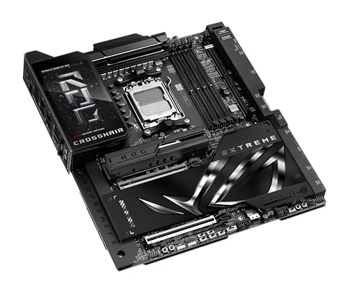 undefined ASUS ROG Crosshair X870E Extreme AMD X870E AM5 E-ATX Gaming Motherboard – 20+2+2 Power Stages, DDR5, PCIe 5.0, 5X M.2, 5G & 10G LAN, Wi-Fi 7, USB4 Type-C, 5” LCD, AI Overclocking & Networking の商品画像 5