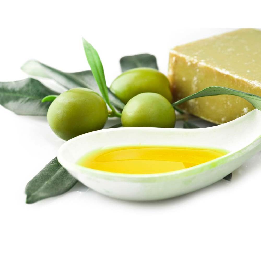 Pack Jabón líquido natural de aceite de oliva + Esponja vegetal - Para todo tipo de piel, sensible, seca - Exfoliación suave - 100% natural y vegetal