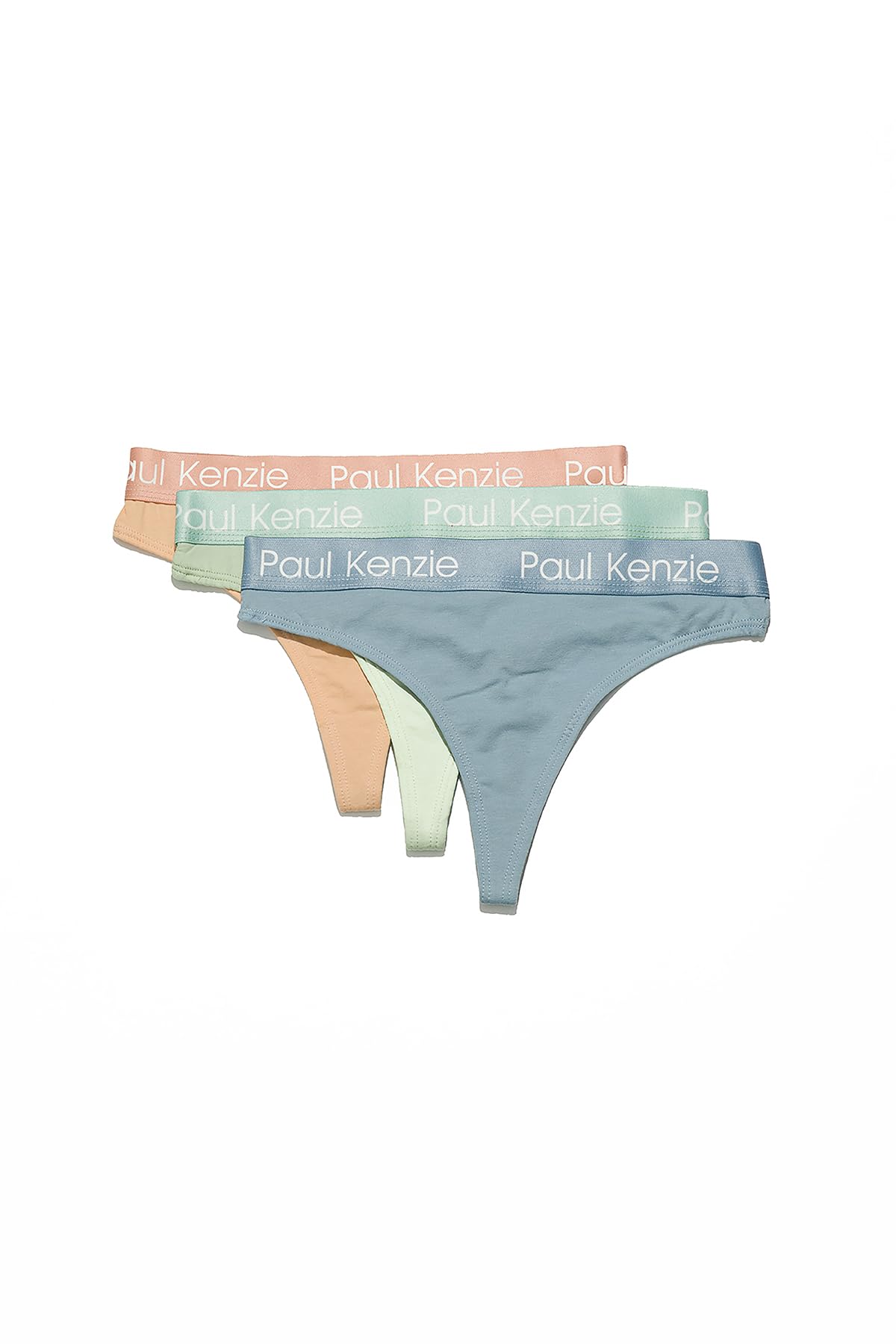 Paul Kenzie Women's Multicolour Eco Characters 3-Pack String Thongs - Soothing (Uk, Alpha, S, Regular, Regular, )