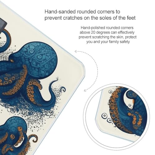 Báscula digital de baño Tentacles Octopus alta precisión miniatura 4