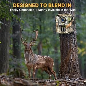 WOSPORTS Mini Trail Camera, 30MP 1080P HD Game Camera Motion Activated with IR Night Vision Waterproof Video Deer Cam for Outdoor Wildlife Monitoring — photo 3 of 6