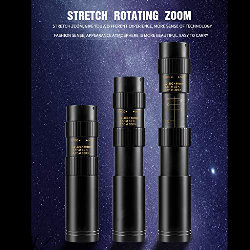 KESOTO Telescópio Monocular portátil, Observação de Pássaros Passeios Dia Baixo Lunetas de Visão Not