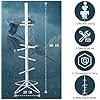 Hockey Gear Drying Rack Hockey Drying Rack Metal Sports Gear Storage Dry Rack for Drying and Storing Adult and Child Sports Equipment Hockey Equipment Drying Rack-4 Additional Hanging Clips