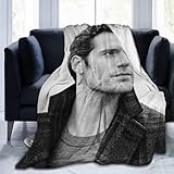 ALLGEEWE Henry Cavill Throw Blanket Bedding Fleece Blanket Home Decor Gift for Men & Women 4Sizes