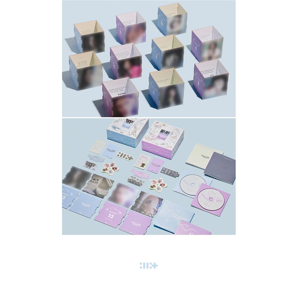 ILLIT SUPER REAL ME 2 VER SET Offizielles K-Pop-CD-Album | Mit allen Liedern von Super Real Me