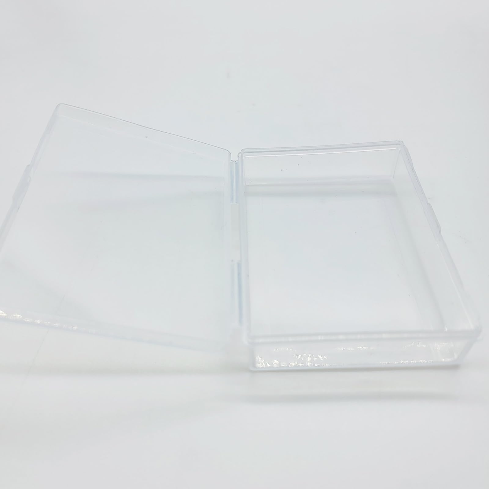sumrica Magic Plastikowe etui na karty do gry, puste pudełko do przechowywania kart do gry, pudełko do przechowywania gier karcianych, przezroczyste etui na karty do gry w pokera, zamknięte zatrzaski,