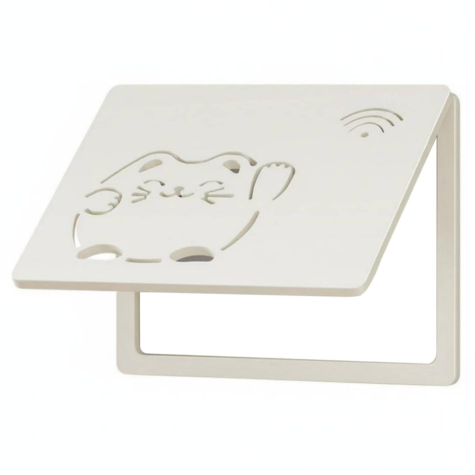 CALANDIS Meter Enclosure Decorative Cover Hinged Flap Electric Meter Enclosure Cover Slanted Front 35x25cm Lucky Cat-picture-28