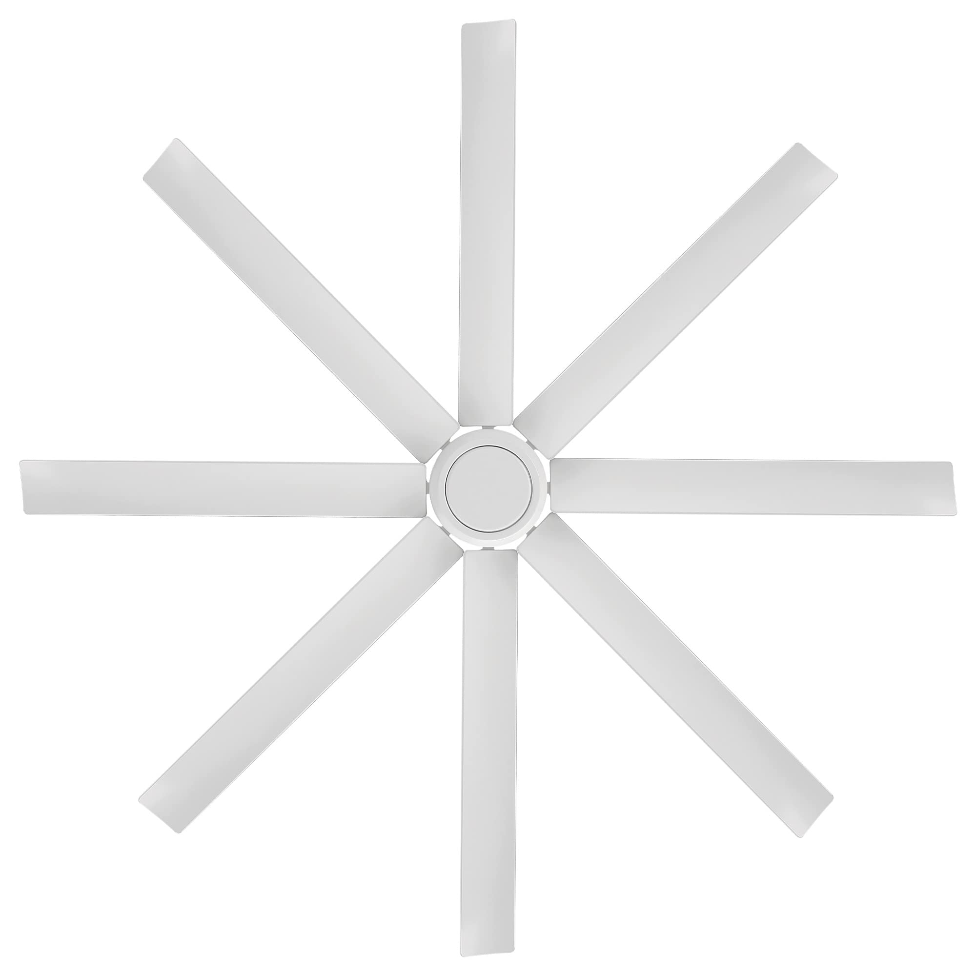 WAC Lighting F-064-MW Mocha XL 66 Outdoor Ceiling Fan Remote Matte White — view 7