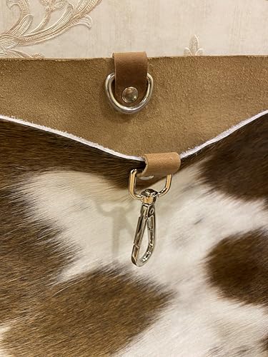 Cowhide Tote Shoulder Bag – Hair-On Pony Skin Purse for Travel, Outdoor, Office & Casual Use | Durable, Stylish & Spacious Everyday Companion4