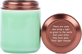 ForeverWill Small Memorial Cremation Urn for Ashes Ceramic Keepsake Urns for Human Pet Ashes Holder Sympathy Rememberance Condolence Gifts for Loss