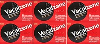 Vocalzone Original | Sore Throat Relief Pastilles | Multi-Pack (6 x 24)