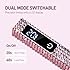 GAOY Handheld UV Light for Gel Nails, Mini Nail Lamp, Portable Cordless Rechargeable, Fast Curing, Diamond Pink