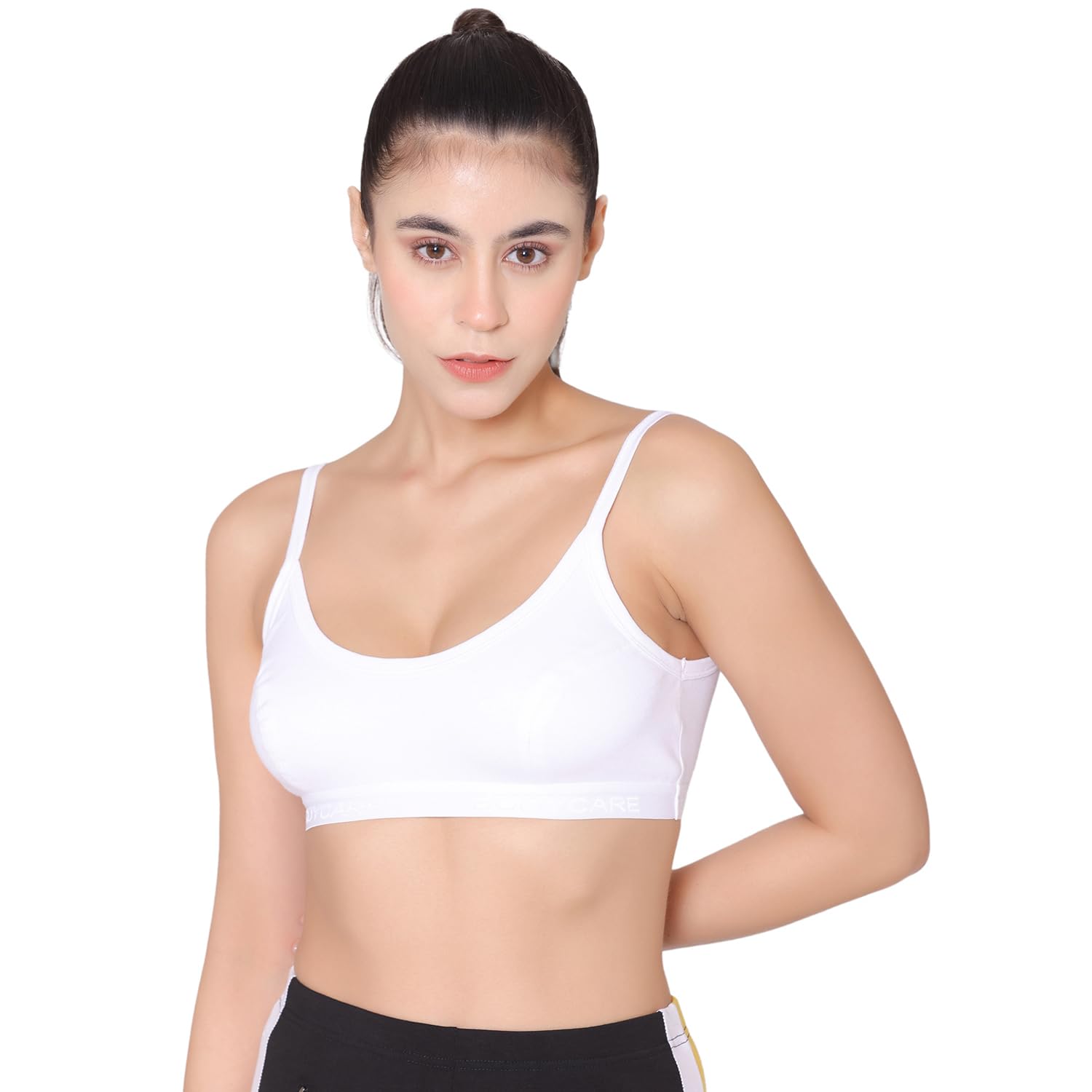 bodycare 1604 Sports Bra for Women, Full Coverage Workout Bra for Gym-picture-36
