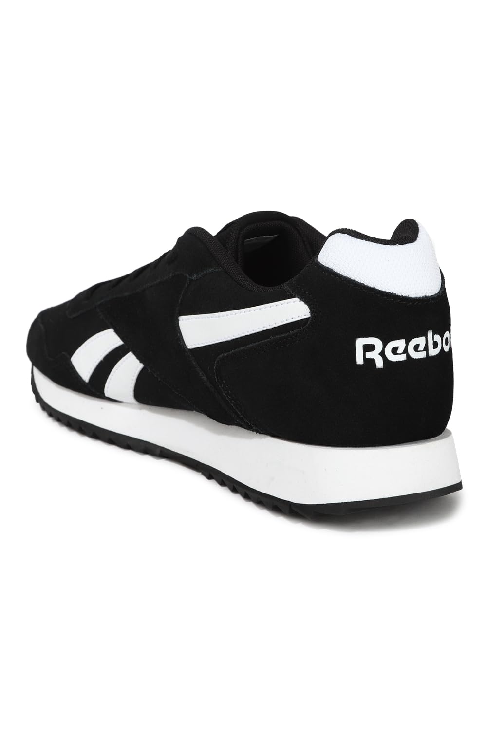 Reebok Men's Glide Ripple Sneaker, Core Black Ftwr White Core Black, 12 UK