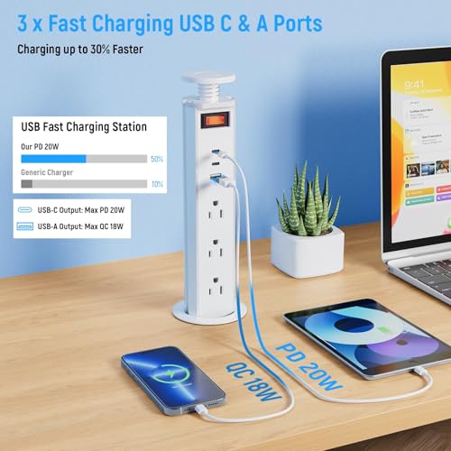 XBA Multitomas empotrable con 3 tomas y USB-C PD 20W miniatura 2