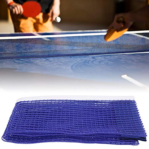 Tennis Table Net, Tennis Table Net with Bracket Sports Replacement Accessories Simple Polyester for Indoor Outdoor (Blue)