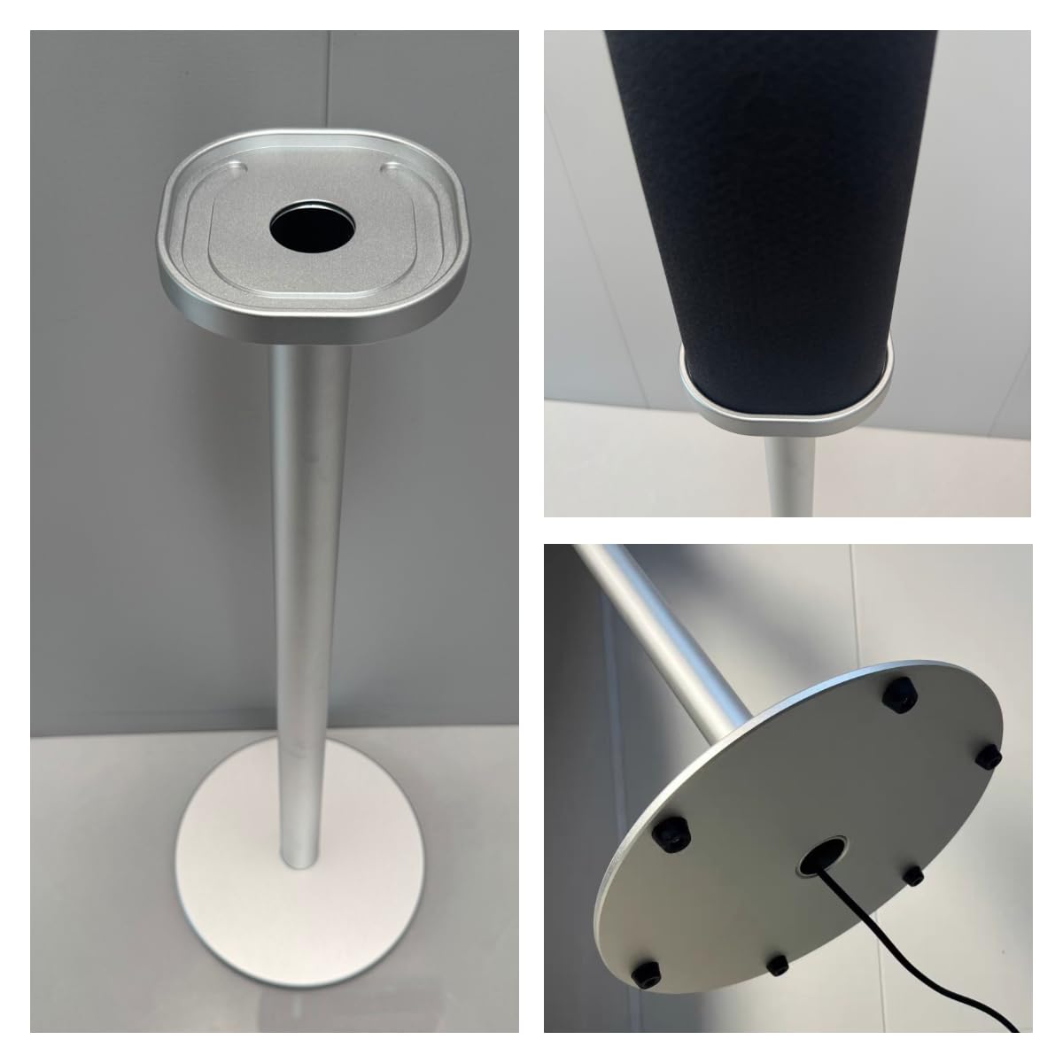 Amazon | ZGOUOアルミニウム合金フロアスタンド型スピーカーは、SONY