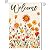 AVOIN colorlife Fall Flowers Welcome Garden Flag 12x18 Inch Double Sided, Seasonal Floral Autumn Rustic Harvest Yard Outdoor Decoration