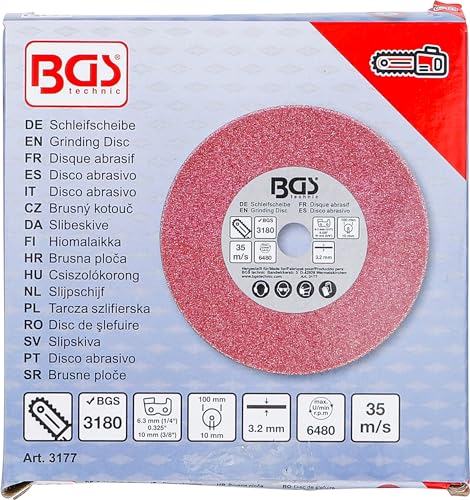 BGS 3177 | Schleifscheibe | für Art. 3180 | Ø 100 x 3,2 x 10 mm