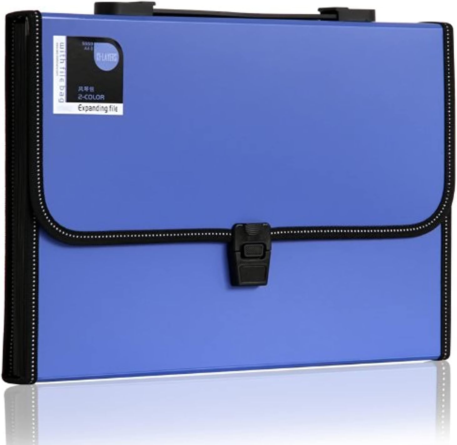 Deli E5559 13-Pockets Expanding File, A4 Size, Assorted