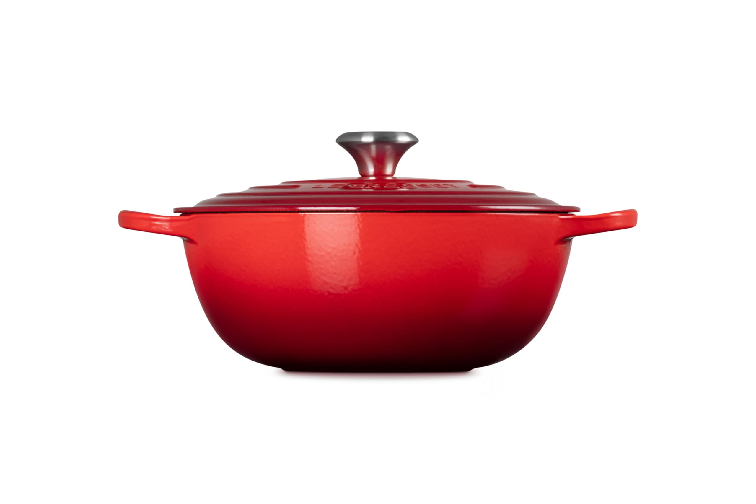Le Creuset Marmitta Evolution in ghisa vetrificata con Coperchio, diameter 26 cm, Volume 4.1 L, Rosso Ciliegia, 21114260600430