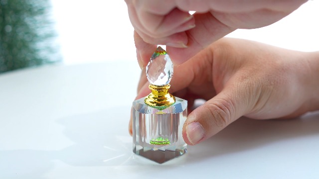 H&D Leere Parfümflaschen Aus Glas – 5 Stück, Nachfüllbar Mit Zerstäuber – Für DIY, Geschenke, Deko