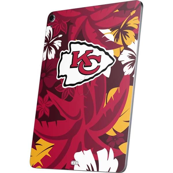 Skinit Decal Tablet Skin Compatible with iPad Air 11in (2024-2025) - Officially Licensed NFL Kansas City Chiefs Tropical Print Design