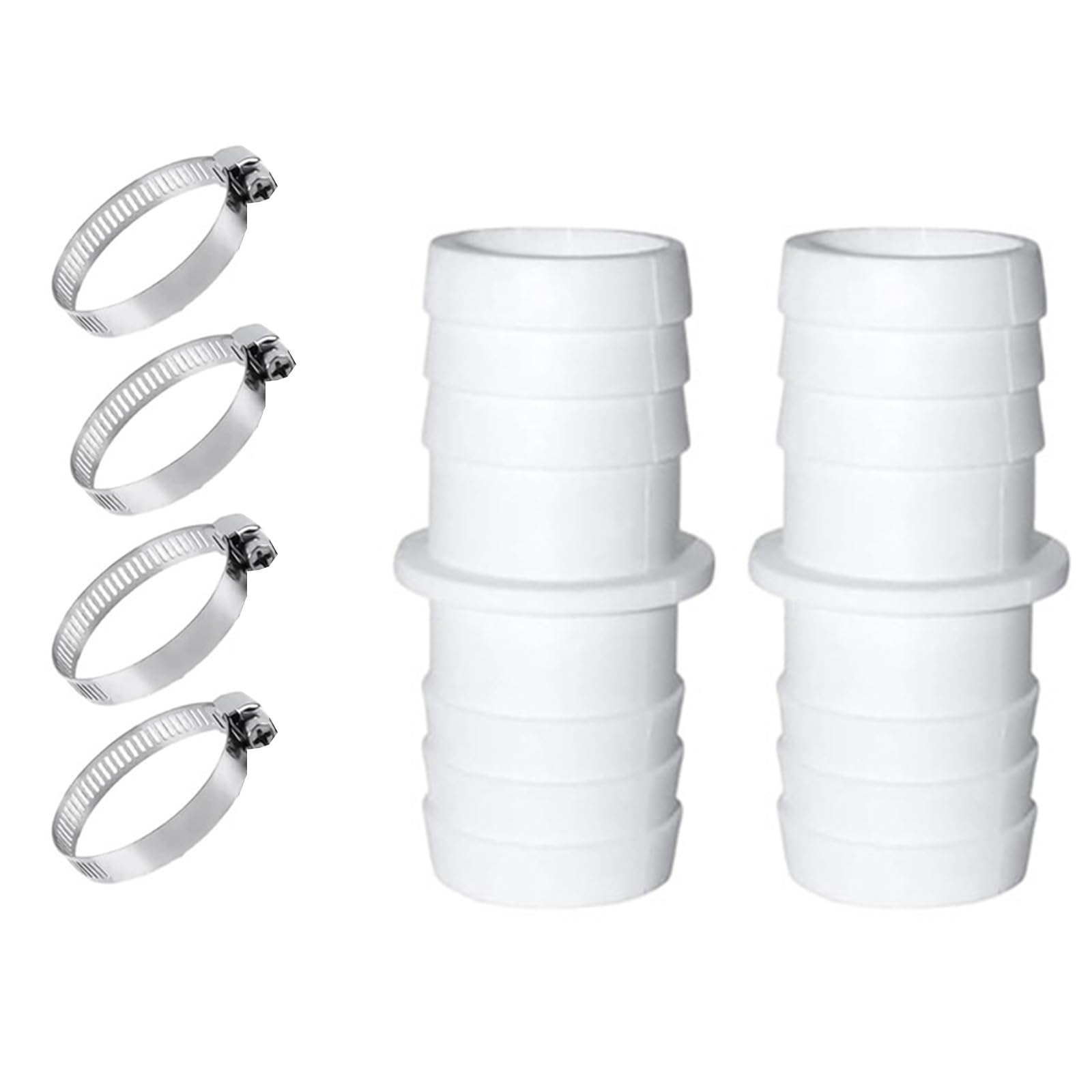 2 Pool Vacuum Hose Coupler Set Flexible ABS Joint for Swimming Pool Equipment Hose Fitting