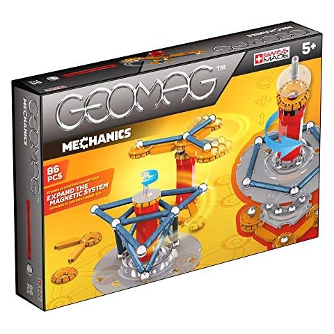 Geomag 721 Mechanics Building Set, Multicolor, 86 Pieces Cover