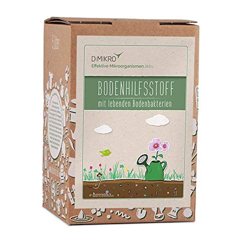 Effektive Mikroorganismen aktiv 5 Liter - EM aktiv - DIMIKRO® Bodenhilfsstoff - Anwendungsfertig für Garten & Landwirtschaft z.B. Bodenaktivator, Kompostbeschleuniger, Pflanzenschutz - 100% Vegan