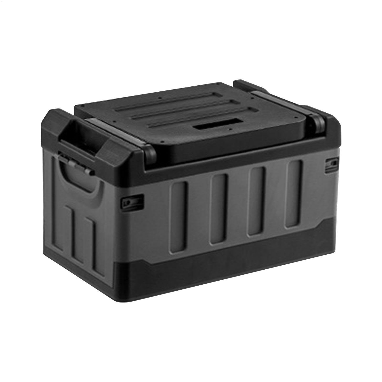 Organizer und Aufbewahrungsbox für Angelausrüstung – Tragbarer Outdoor-Organizer für Angelzubehör | 3-in-1 Faltbare Angelbox für das Auto, doppellagiges Design mit großer Kapazität