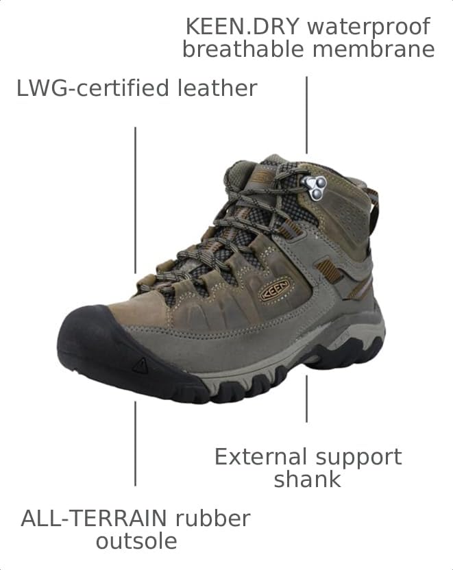 Image of KEEN Women's Targhee III Mid Height Waterproof Hiking Boot