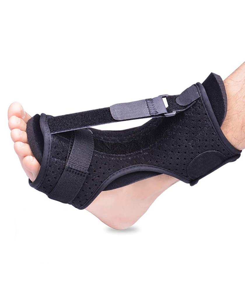 WDSOPK Plantar Fasciitis Night Splint Adjustable Dorsal Foot Stretching Support Drop Foot Brace Orthosis for Heel Ankle Foot Pain