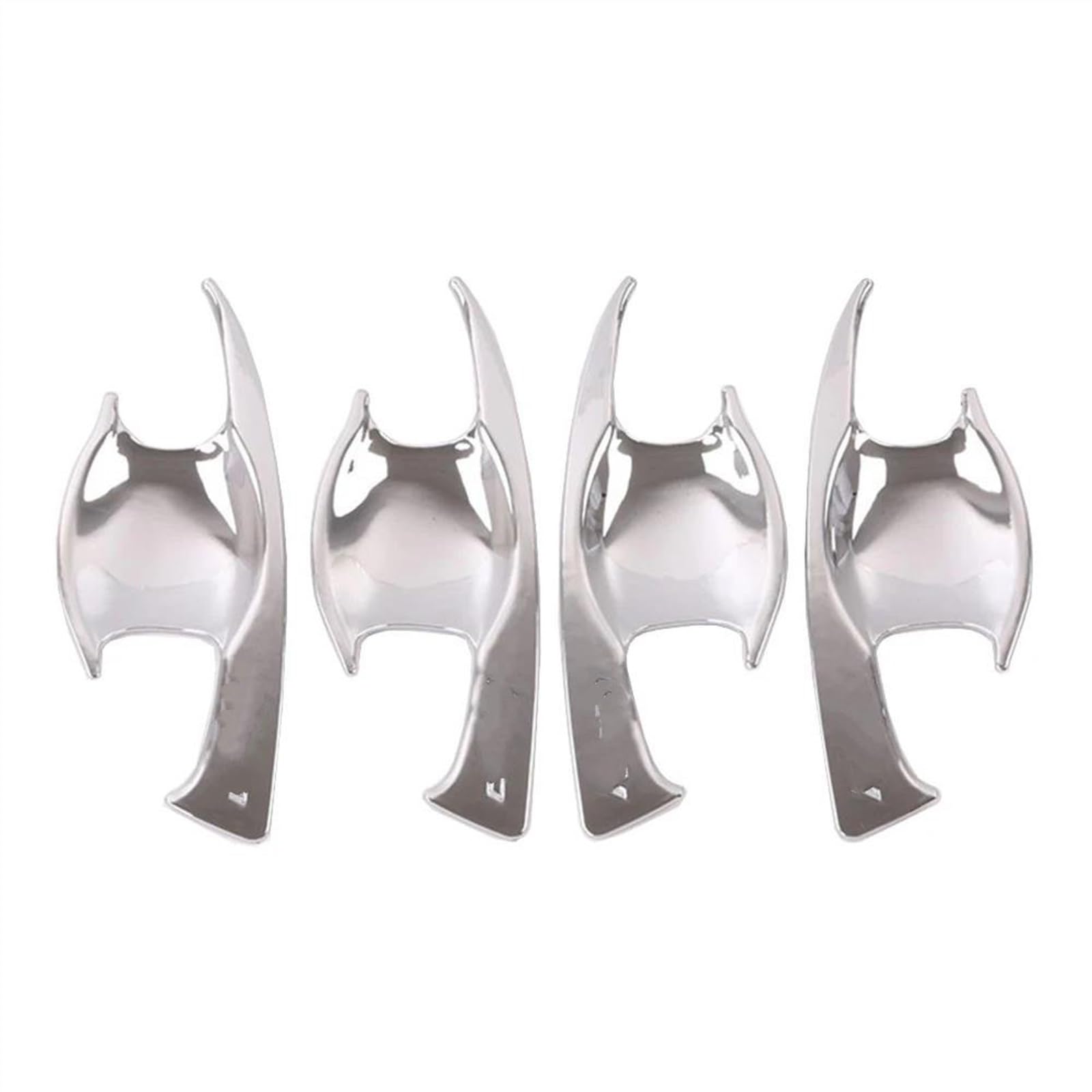 Kjhopy Chrome B Abs Chrome Car Door Handle Cover For Toyota For Hilux Revo For Rocco For Fortuner For Innova Rav4 2016-2020 Sr5 Exterior Door Handle(Chrome B)