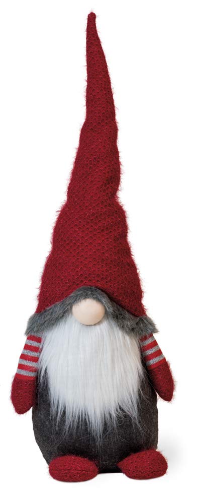 Boston International Gnomo da tavolo, statuetta di Babbo Natale, elfo Leroy, 26 x 81 cm