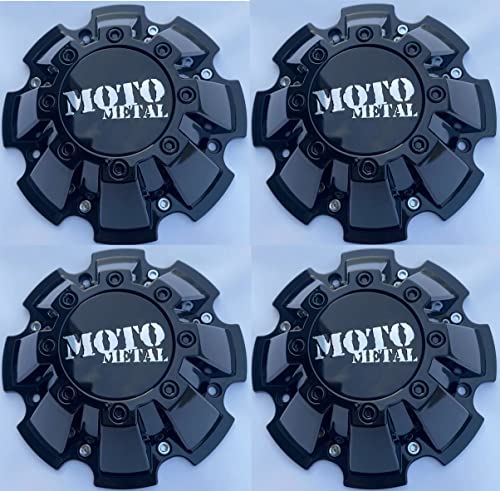 4PCS M793BK01 Moto Metal Gloss Black Wheel Center Cap Cap M-793 Hub Caps