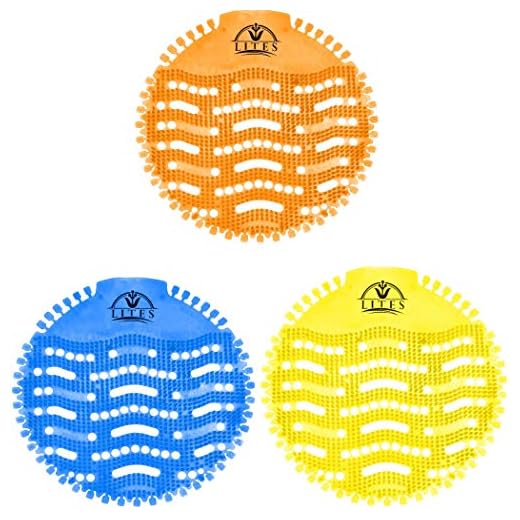 (30 PACK) Urinal Screens Deodorizer, Urinal Cake, Anti-Splash & Odor Freshener, Scent Lasts for Up to 5000 Flushes –Ideal for Bathrooms, Restrooms, Office, Restaurants, Schools… (Variety Pack)