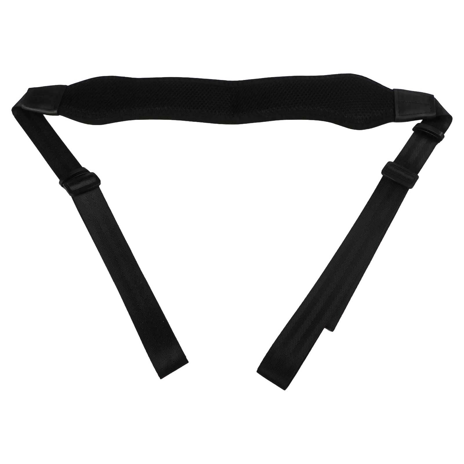 Sangle d'épaule réglable en laiton pour baryton euphonium basson ténor harnais de soutien confortable en coton respirant noir 195 cm