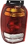 Evan-Fischer Tail Lamp Compatible with 1998-2001 Ford Explorer/Mercury Mountaineer Lens and Housing Driver Side