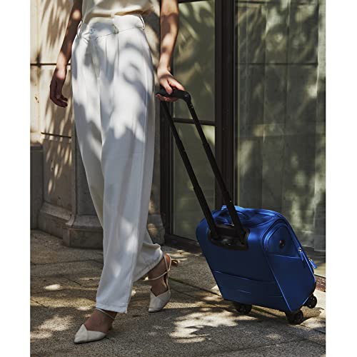 Image of Verage Underseat Carry On Luggage with Spinner Wheels, Blue, 14-Inch Compact Underseat, Underseat Carry on Luggage With Spinner Wheels