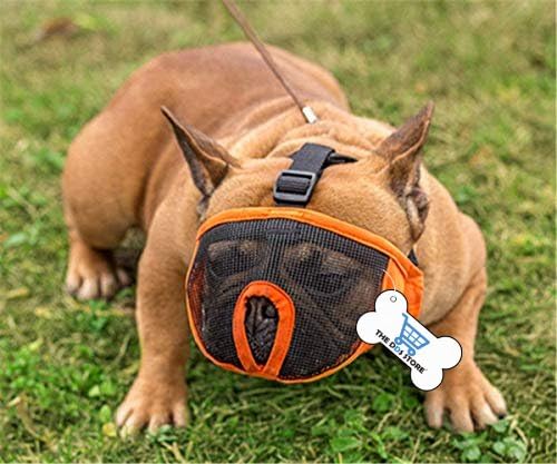 Cozy Puppies® Short Snout Dog Muzzle- Adjustable Breathable Mesh Bulldog Muzzle for Biting Chewing Barking Training Dog Mask-(1 Pc, Color May Vary) (Medium (11-17 INCH)) (B0CG94ZFZ4) Amazon Price History, Amazon Price Tracker