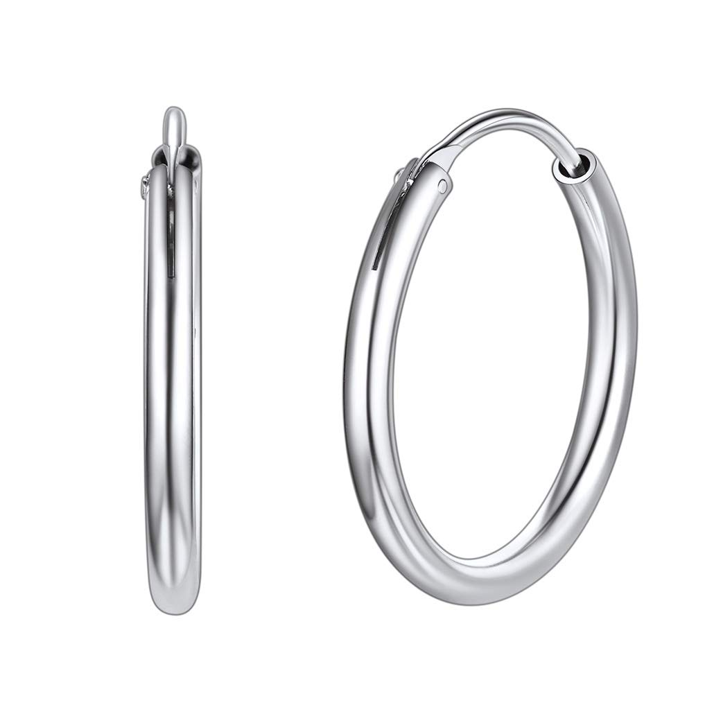 Zilveren oorringen dames • Gratis bezorgd