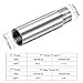 Tool parts Shower Head Extension Arm Stainless Steel 1/2PT Male To 1/2PT Female 90mm Length