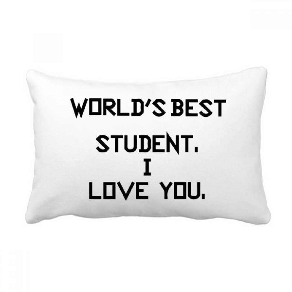 Coussin étudiant I Love You, le cadeau déco multicolor pour réchauffer le cœur et le canapé