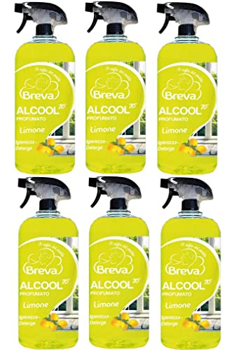 ALCOOL SPRAY PROFUMATO COLORATO LIMONE 750 ML (6)