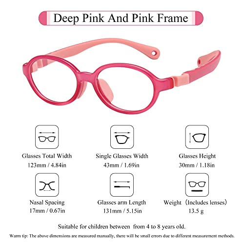 Image of SooGree Blue Light Blocking Glasses for Kids Boys Girls,Computer Screen Gaming TV Phone Glasses Anti Glare & Eye Strain